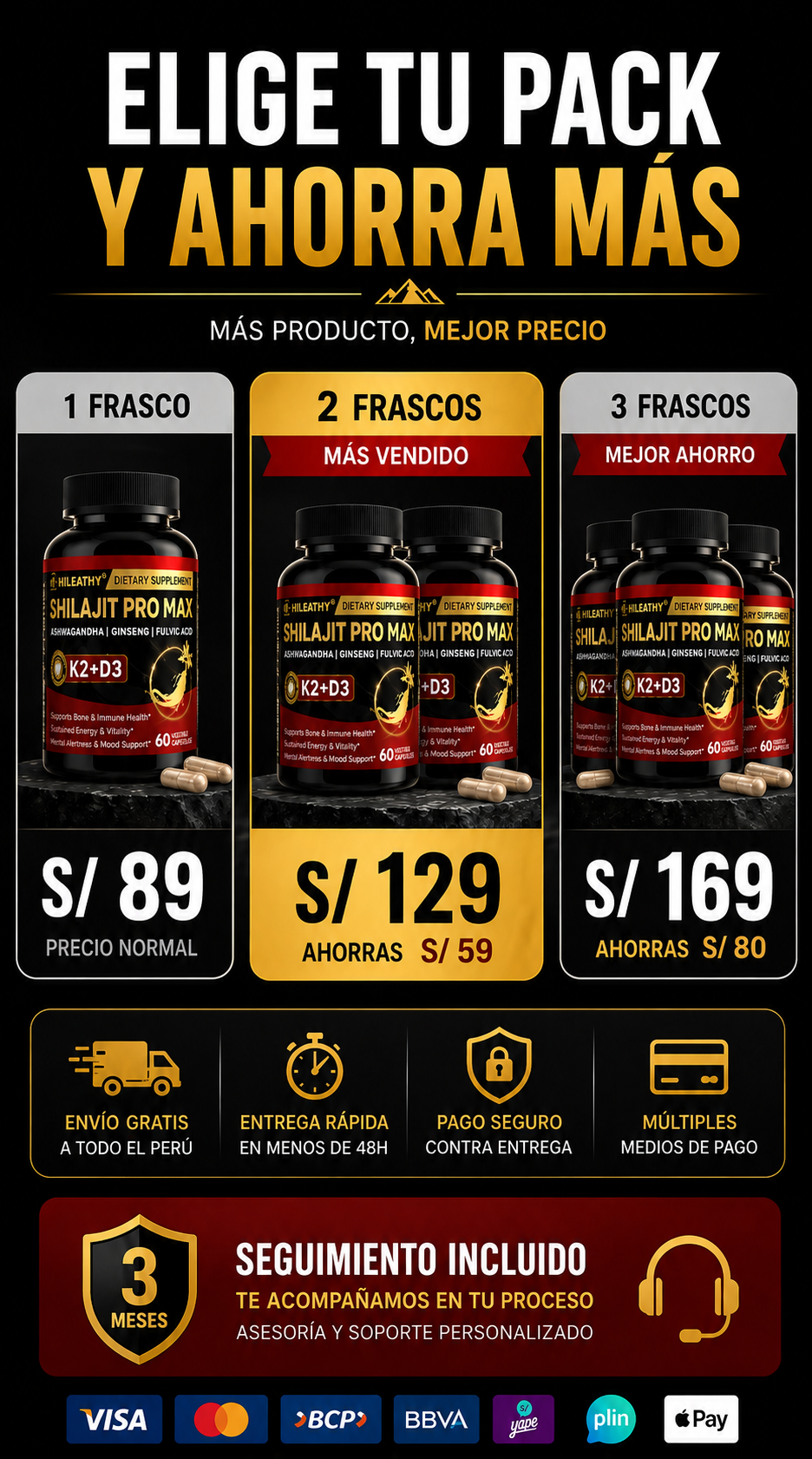 Shilajit Pro Max - Hiileathy | Fórmula Premium para Energía y Vitalidad