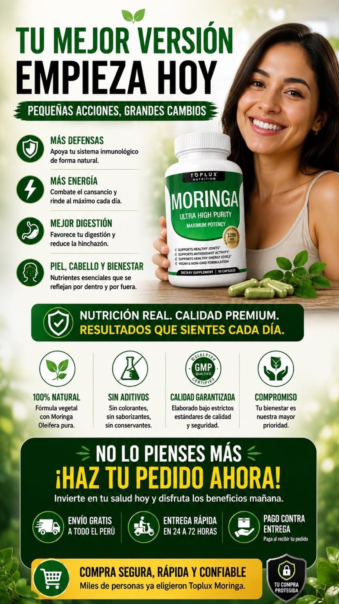 Moringa Ultra High Purity - Toplux Nutrition
