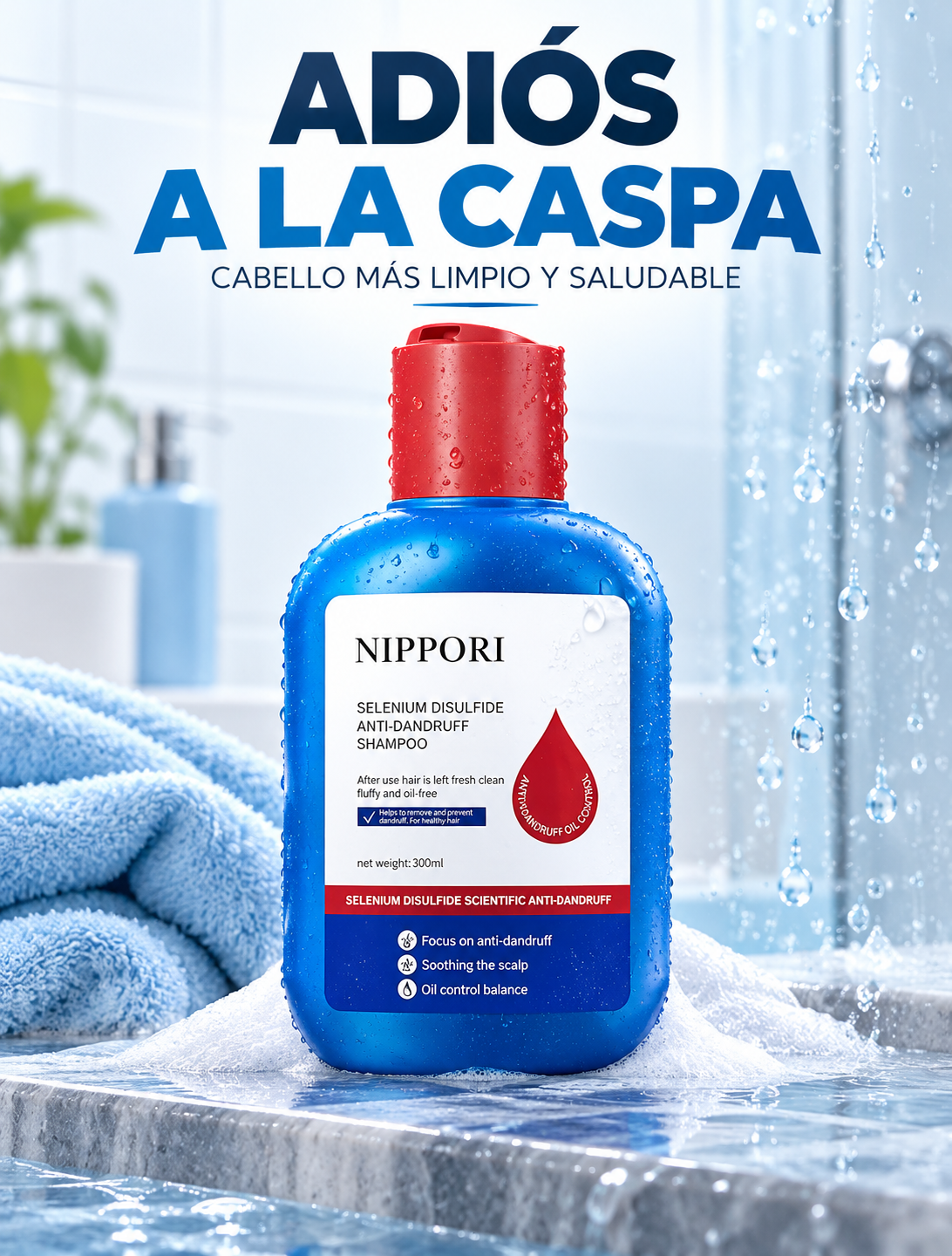 Shampoo Anticaspa y Anticebo - Nippori