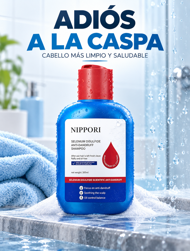 Shampoo Anticaspa y Anticebo - Nippori
